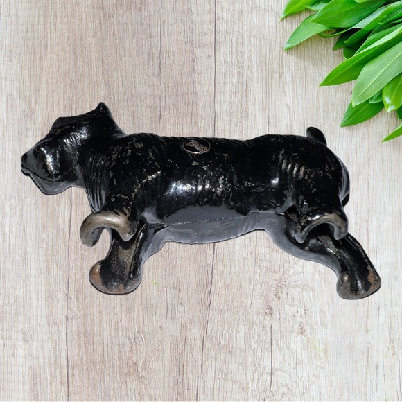 Antique Cast Iron Scottie Dog Coin Bank - Picture 7 of 12
